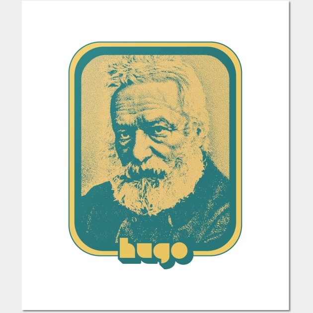 Victor Hugo /// Retro French Writer Fan Design Wall Art by DankFutura